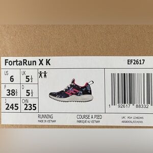 Adidas Kids Sneakers - Black with Pink Accents